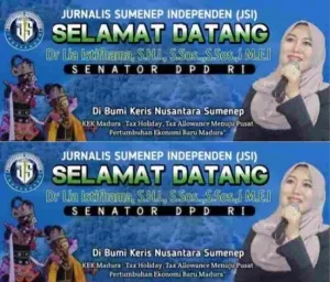 Ning Lia Senator DPD RI Dapat Sambutan Hangat dari JSI, Siap Sambut Kehadirannya di Sumenep