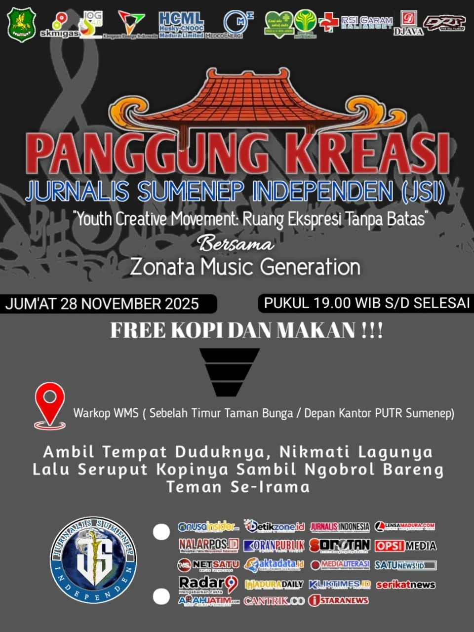 Jumat Malam, JSI Bakal Gelar Panggung Kreasi: Bantu Tingkatkan Geliat Ekonomi Masyarakat