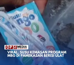 Viral, Susu Kemasan Program MBG di Pamekasan Berisi Ulat