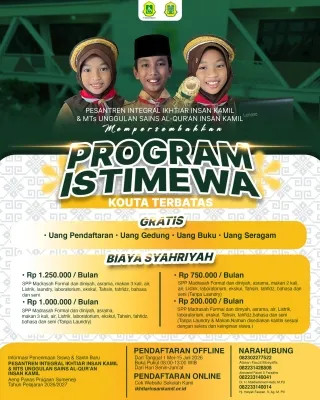 Satu-Satunya di Madura, Pesantren Integral dan MTS Sains Al-Qur’an Insan Kamil Sumenep