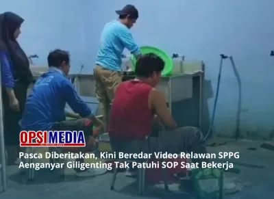 Pasca Diberitakan, Kini Beredar Video Relawan SPPG Aenganyar Giligenting Tak Patuhi SOP Saat Bekerja