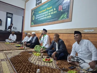 Pemdes Karduluk Peringati Maulid Nabi Muhammad SAW dan Tasyakuran HUT RI