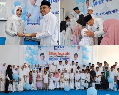 PAN Sumenep Gelar Istighosah dan Doa Bersama Anak Yatim, Sekaligus Resmikan Kantor Baru