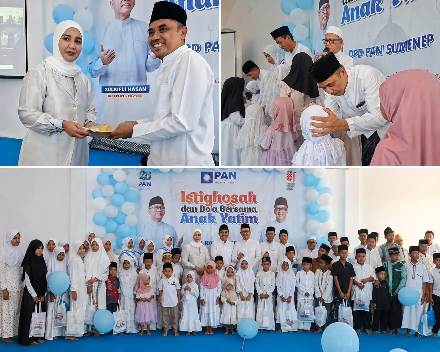 PAN Sumenep Gelar Istighosah dan Doa Bersama Anak Yatim, Sekaligus Resmikan Kantor Baru