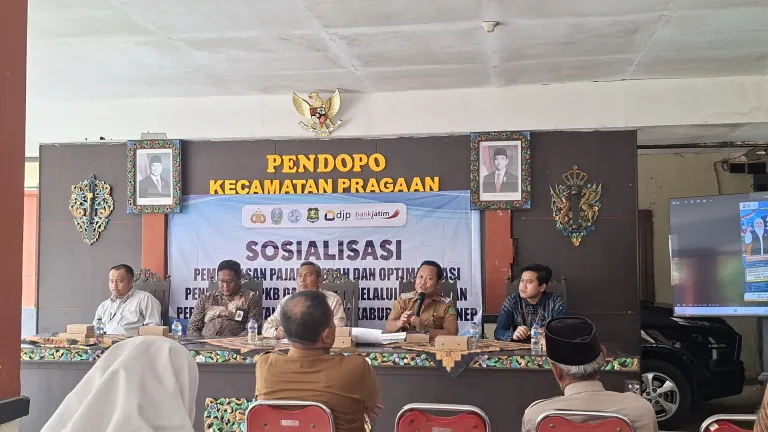 Camat Pragaan Imbau Masyarakat Taat Bayar Pajak, Dukung Pembangunan Daerah